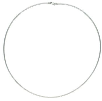Srebrny naszyjnik damski ''Srebrna obroża damska'' Sztywna 50 cm Srebrny naszyjnik sztywny 50 cm. Naszyjnik wykonano z najwyższej jakości srebra, kruszcu od wielu setek lat kojarzonego z odwagą1.jpg